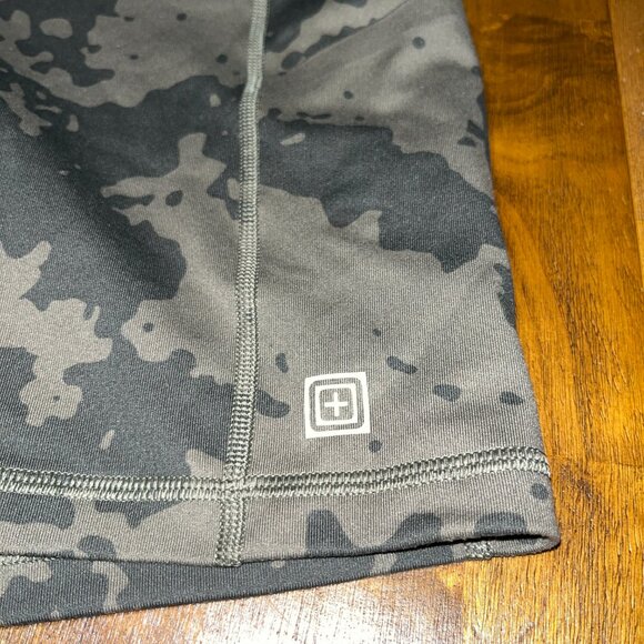 5.11 Tactical women's camo compression workout shorts small - Picture 2 of 6